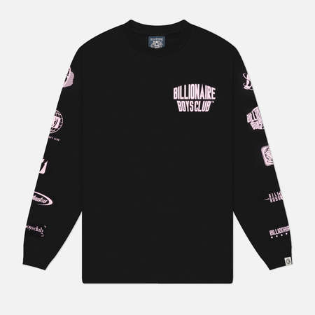 Мужской лонгслив Billionaire Boys Club Multi Logo, цвет чёрный
