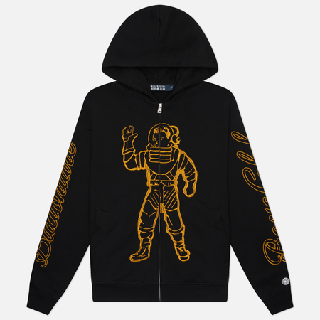 Мужская толстовка Billionaire Boys Club Standing Astro Embroidered Zip Through Hoodie, цвет чёрный, размер M