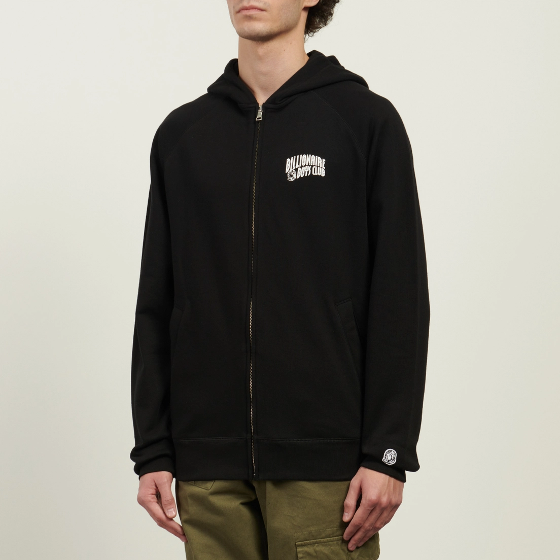 Billionaire Boys Club Мужская толстовка Small Arch Logo Zip Through Hoodie
