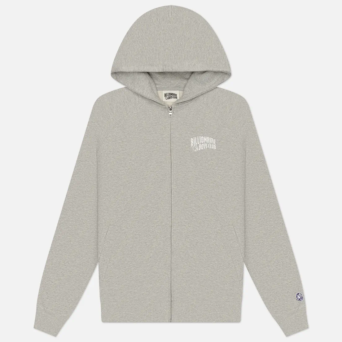 Billionaire Boys Club Мужская толстовка Small Arch Logo Zip Through Hoodie