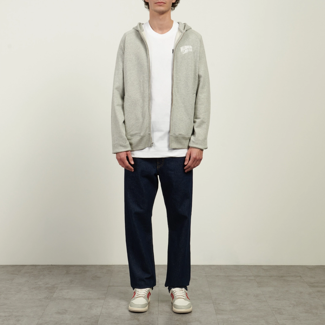 Billionaire Boys Club Мужская толстовка Small Arch Logo Zip Through Hoodie