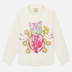 Brain Dead Мужская рубашка Gaspar Heart Button Up Oxford