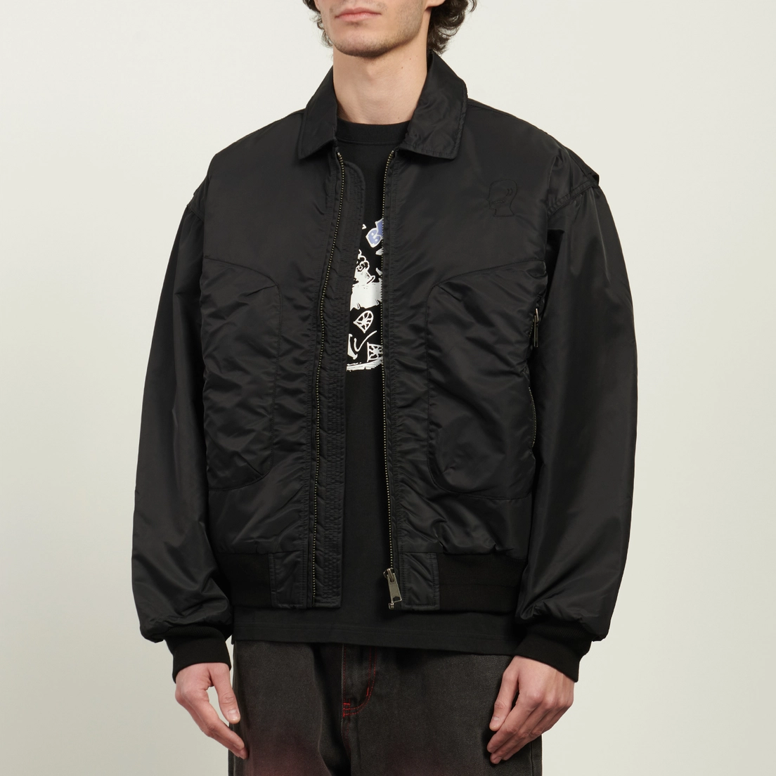 Brain Dead Мужская демисезонная куртка Embroidered 3D Flight