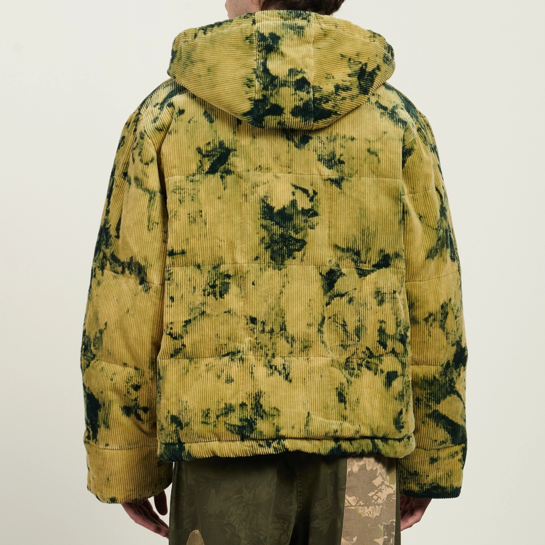 Brain Dead Мужской пуховик Bleach Dyed Dimension Puffer