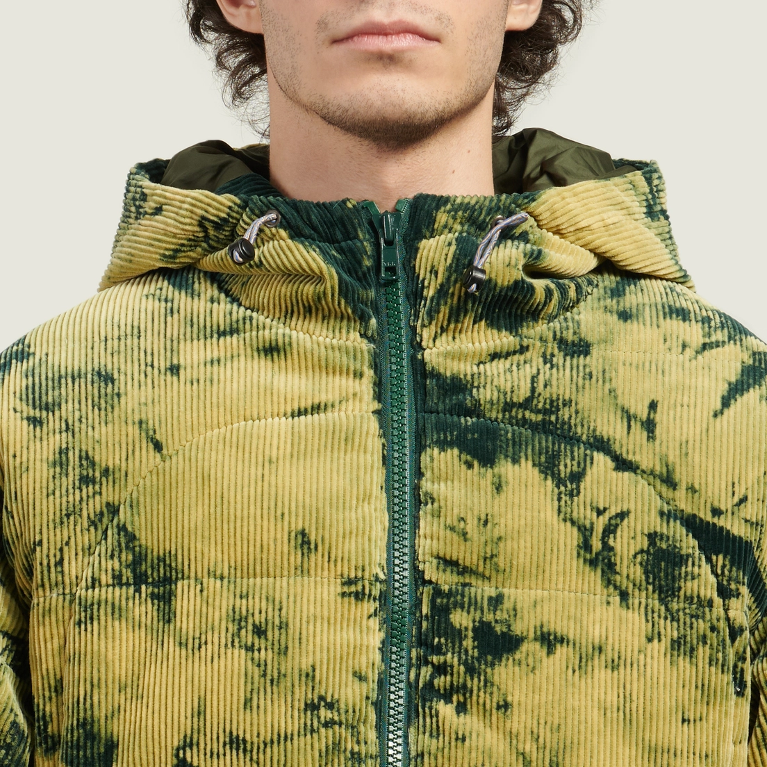 Brain Dead Мужской пуховик Bleach Dyed Dimension Puffer