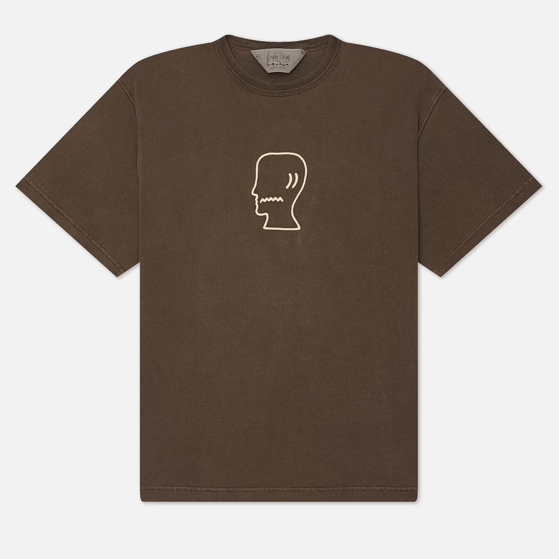 Brain Dead Мужская футболка Heavyweight 3D Embroidery Logohead