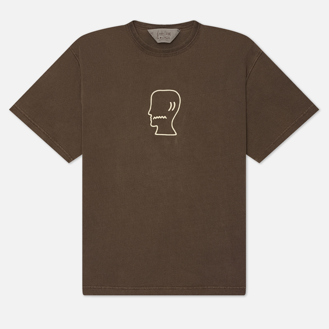 Мужская футболка Brain Dead Heavyweight 3D Embroidery Logohead