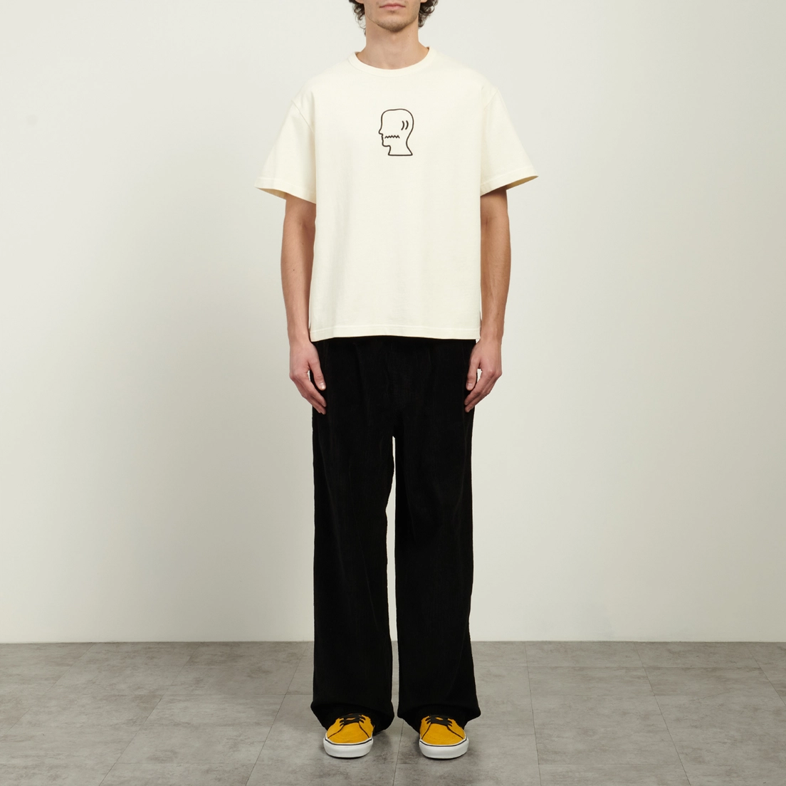 Brain Dead Мужская футболка Heavyweight 3D Embroidery Logohead