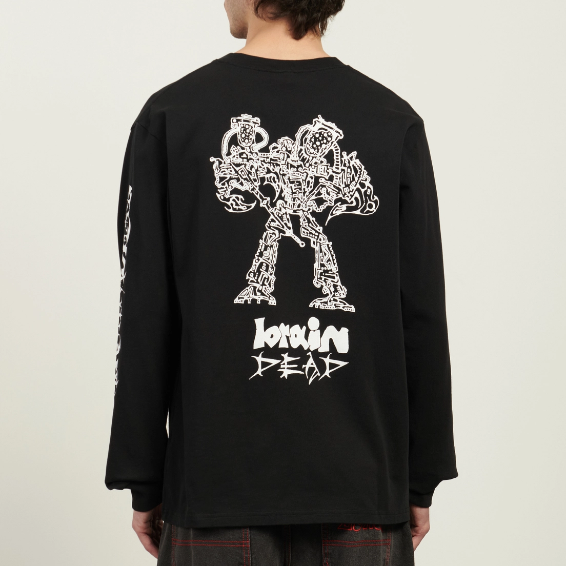 Brain Dead Мужской лонгслив Skull Mech