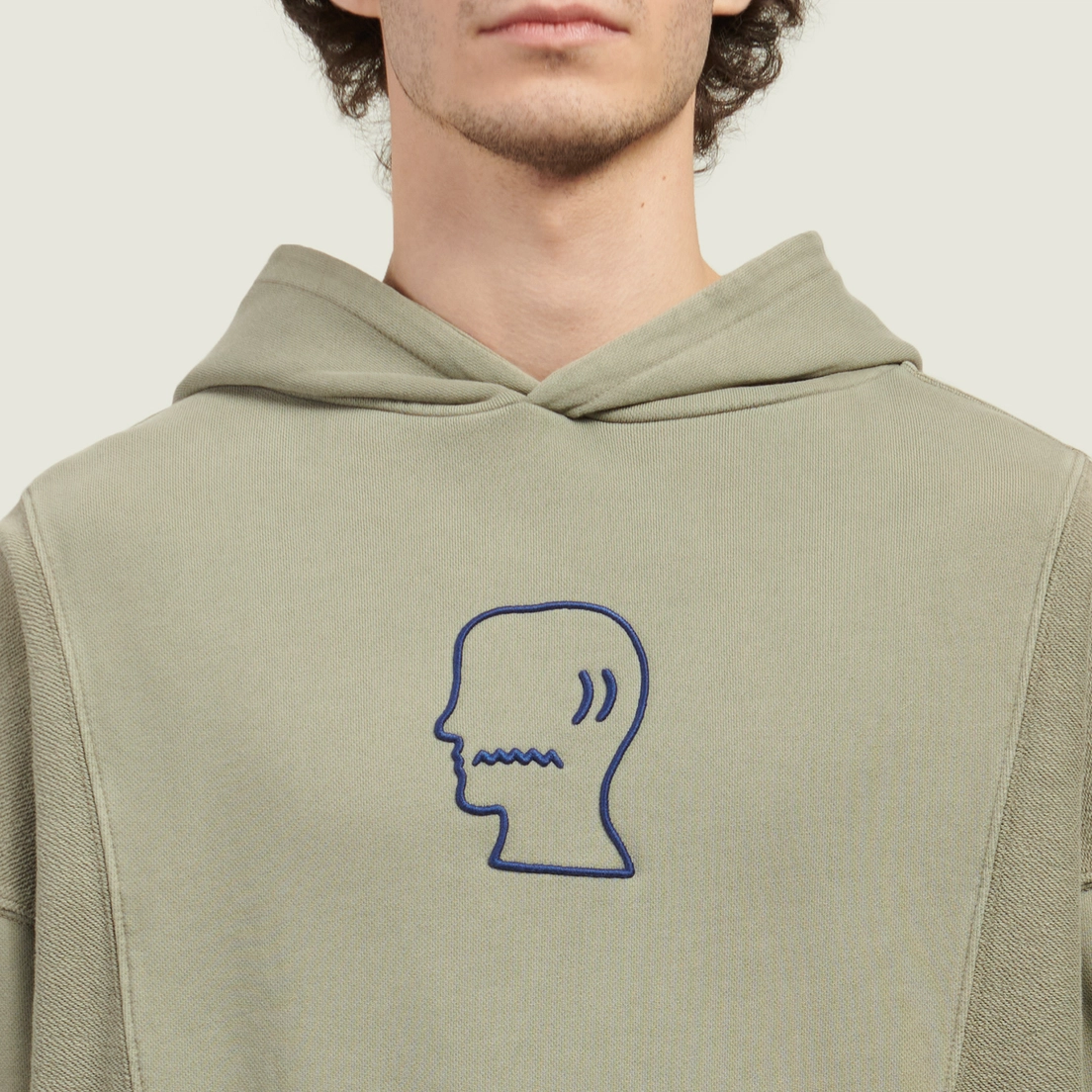 Brain Dead Мужская толстовка Mendoza Cropped Hoodie