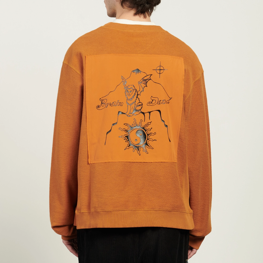 Brain Dead Мужская толстовка Gargoyle Crewneck