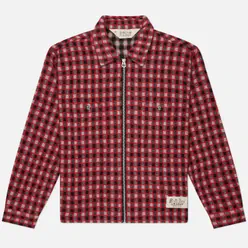Brain Dead Мужская рубашка Check Mate Flannel Zip