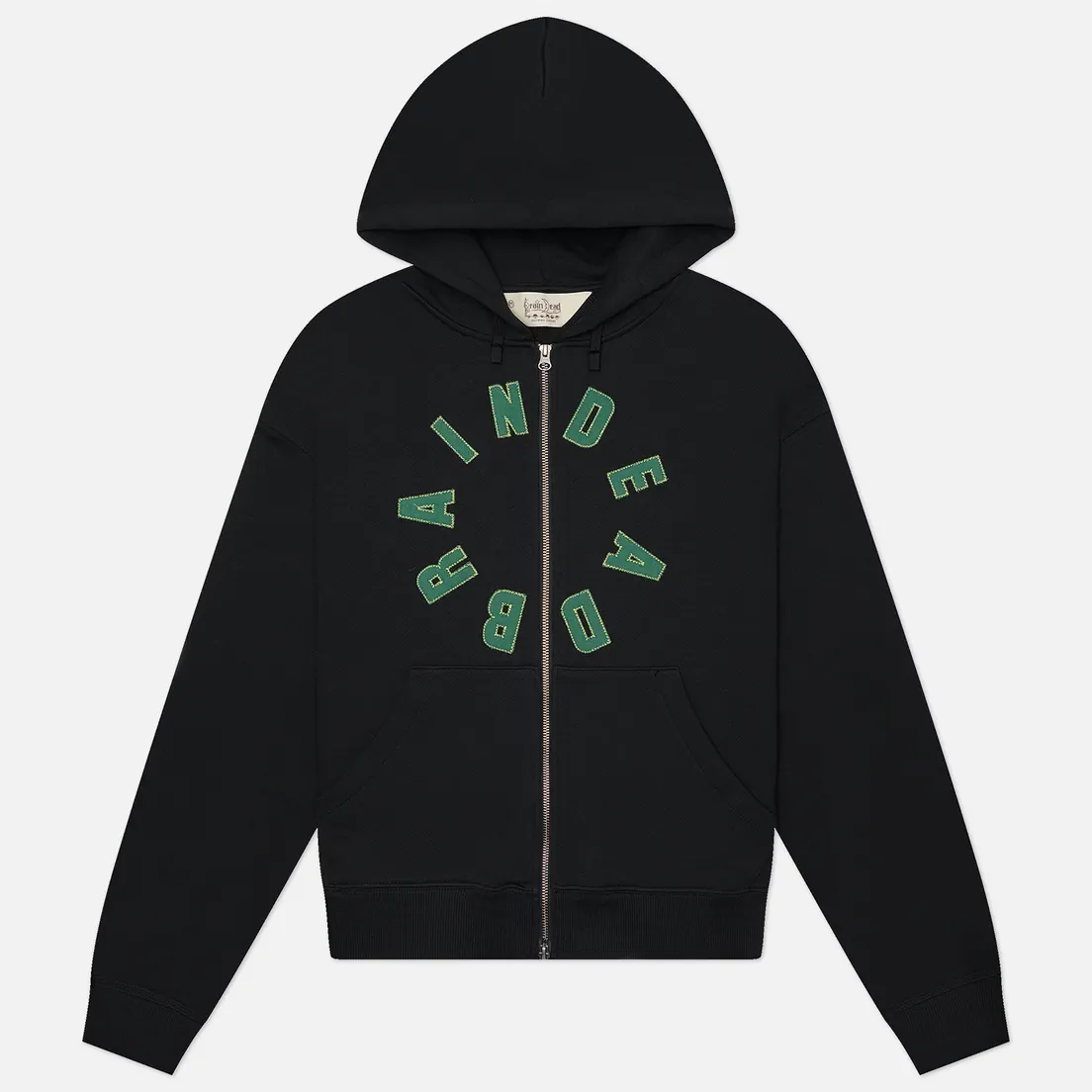 Brain Dead Мужская толстовка Collegiate Zip Up Hoodie