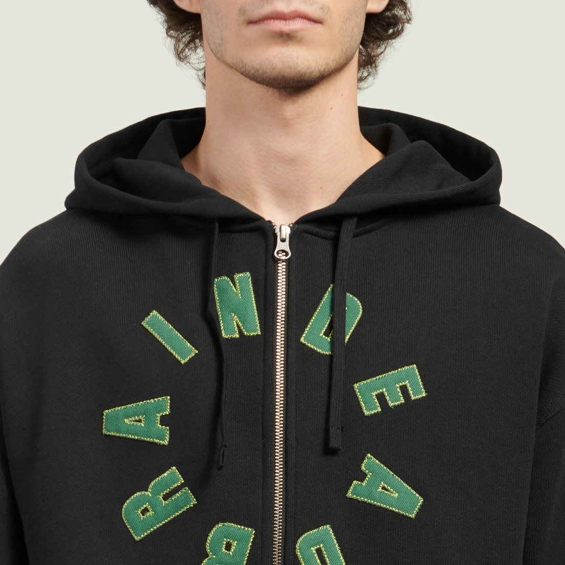 Brain Dead Мужская толстовка Collegiate Zip Up Hoodie