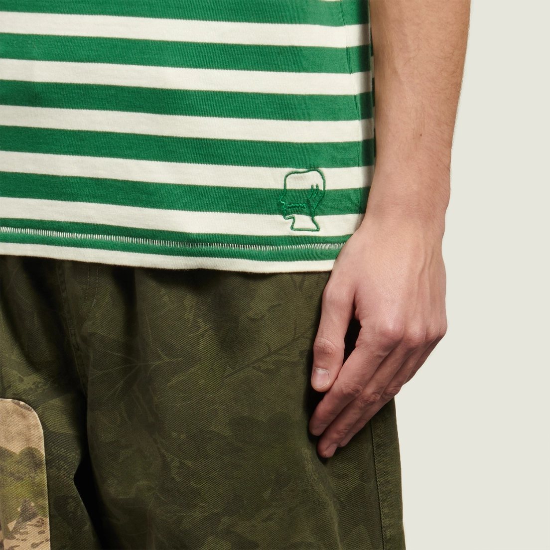 Brain Dead Мужская футболка Heavyweight Stripe