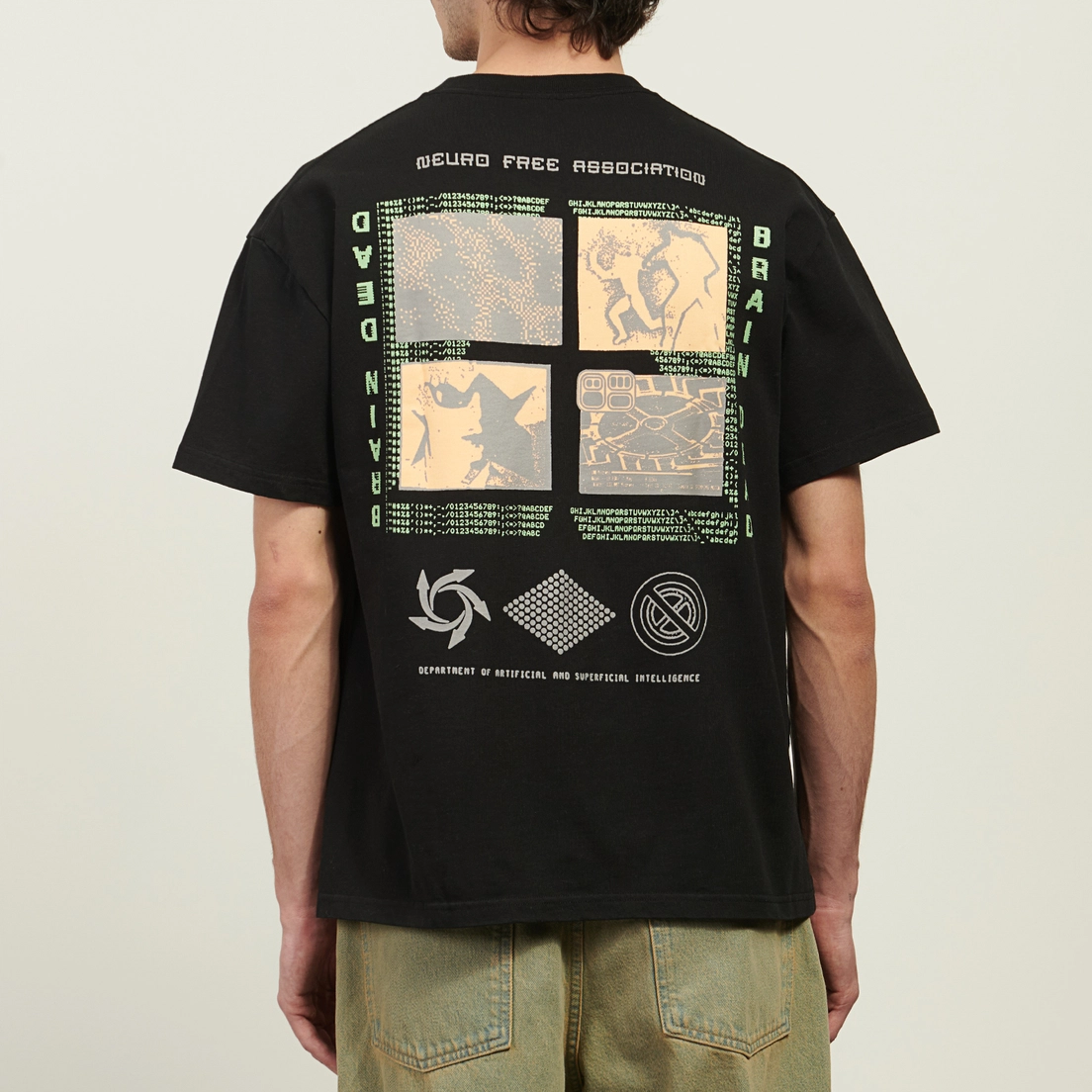Brain Dead Мужская футболка Neuro Free Association