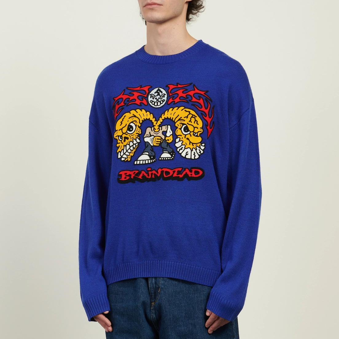 Brain Dead Мужской свитер Bonecrusher