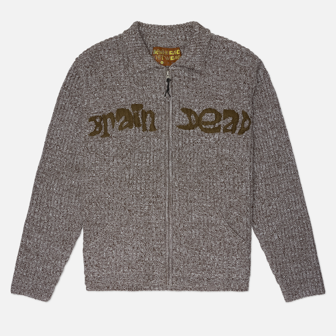 Мужской свитер Brain Dead Rib Knit Cardigan