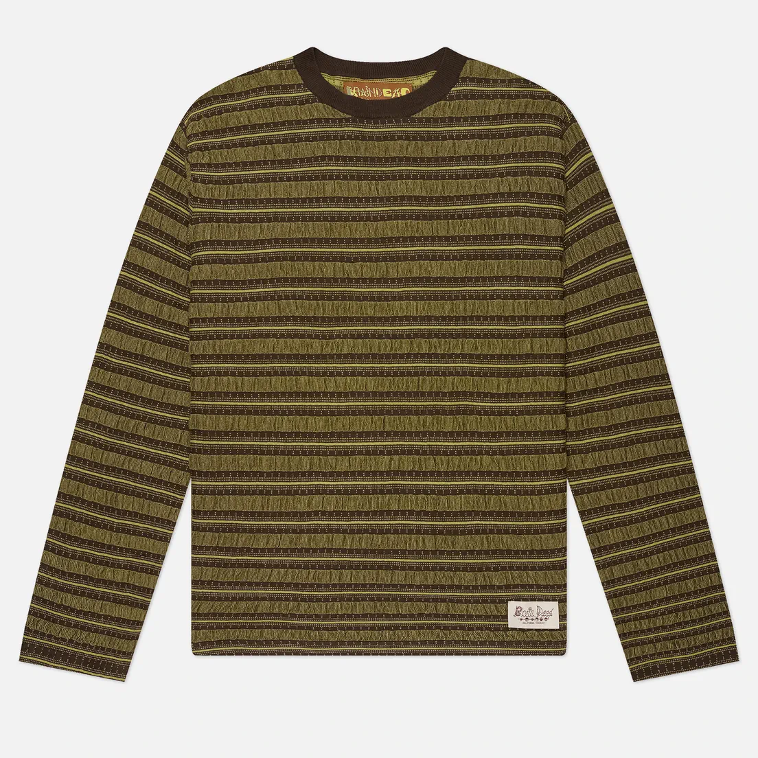 Brain Dead Мужской лонгслив Puckered Stripe