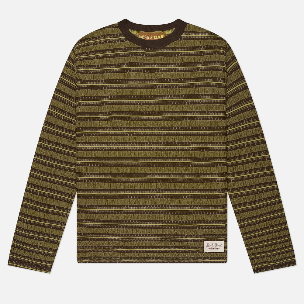 Brain Dead Мужской лонгслив Puckered Stripe