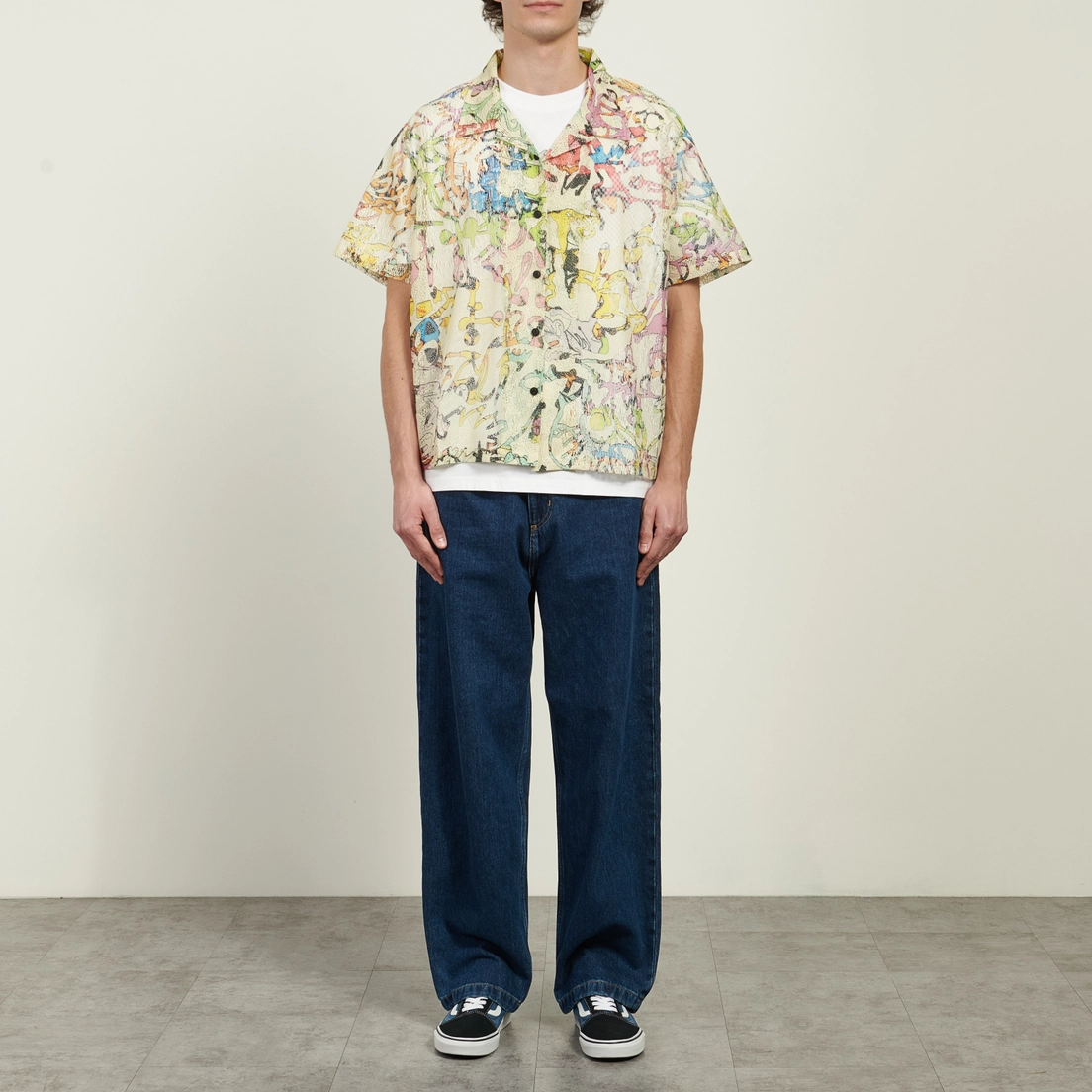 Brain Dead Мужская рубашка Stu Button Up