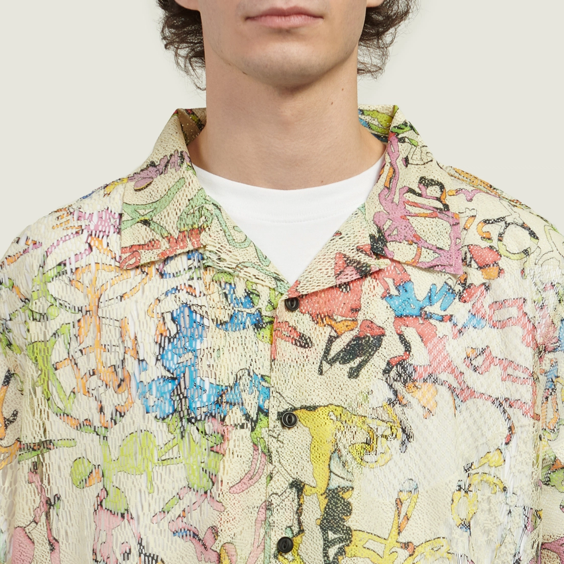 Brain Dead Мужская рубашка Stu Button Up