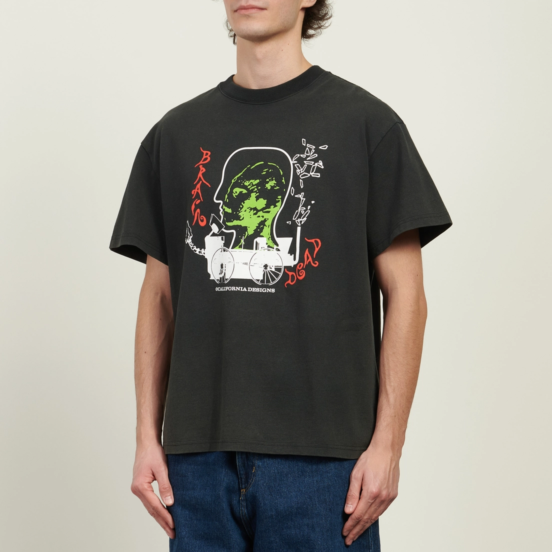 Brain Dead Мужская футболка Alien Tractor