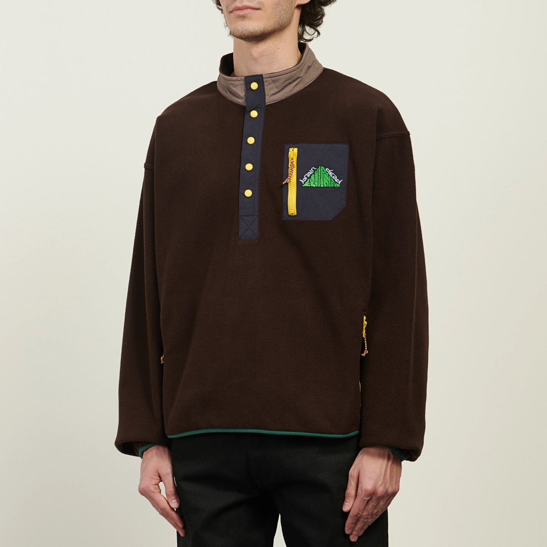 Brain Dead Мужская толстовка Equipment Fleece Pullover