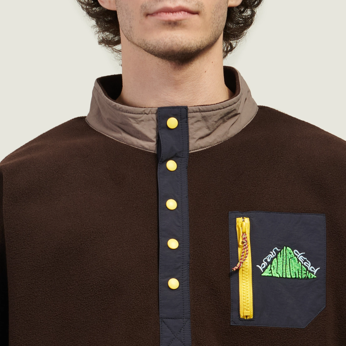 Brain Dead Мужская толстовка Equipment Fleece Pullover