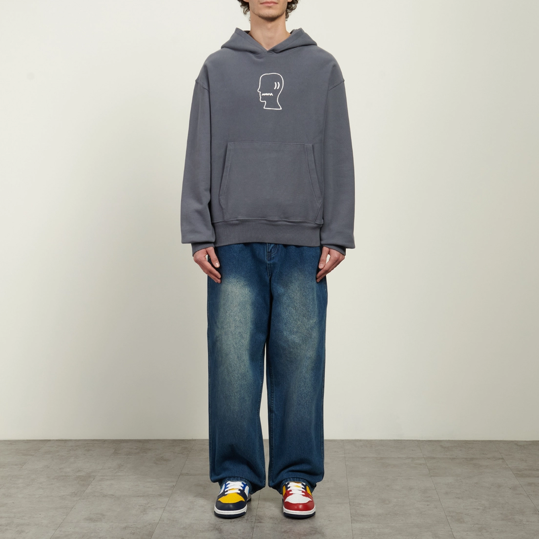 Brain Dead Мужская толстовка Logohead Hoodie