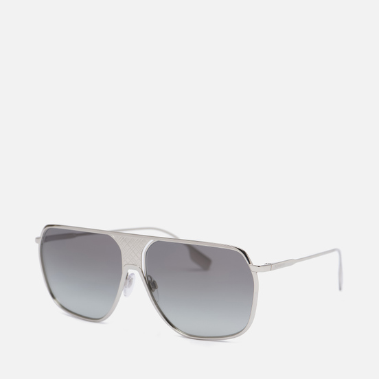 Солнцезащитные очки Burberry Adam Silver/Grey Gradient