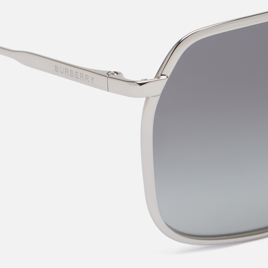 Солнцезащитные очки Burberry Adam Silver/Grey Gradient