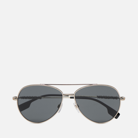 Солнцезащитные очки Burberry BE3147, цвет серебряный, размер 58mm