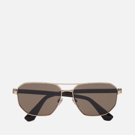 Солнцезащитные очки Burberry BE3166, цвет золотой, размер 60mm