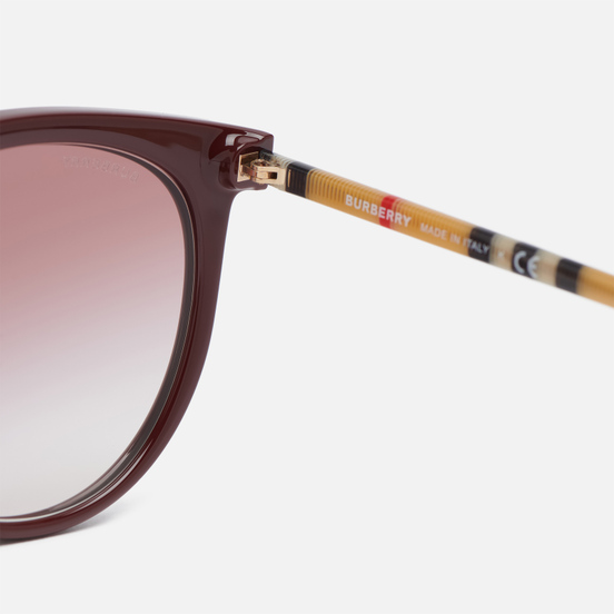 Солнцезащитные очки Burberry BE4316 Bordeaux/Clear Gradient Pink