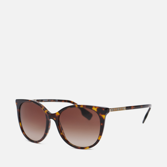 Солнцезащитные очки Burberry Alice Dark Havana/Brown Gradient