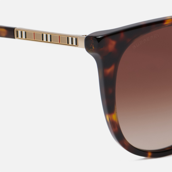 Солнцезащитные очки Burberry Alice Dark Havana/Brown Gradient