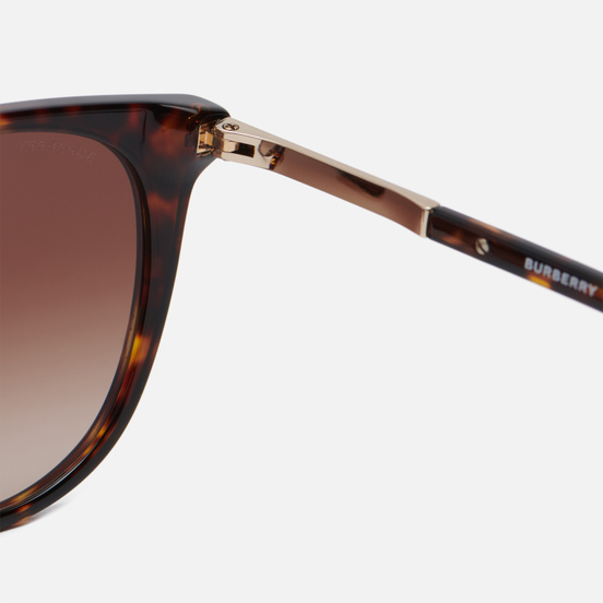 Солнцезащитные очки Burberry Alice Dark Havana/Brown Gradient