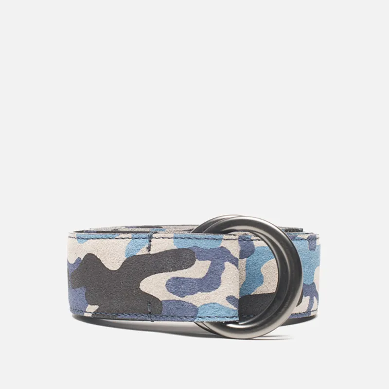 Anderson's Ремень Double Ring Buckle Leather Camo