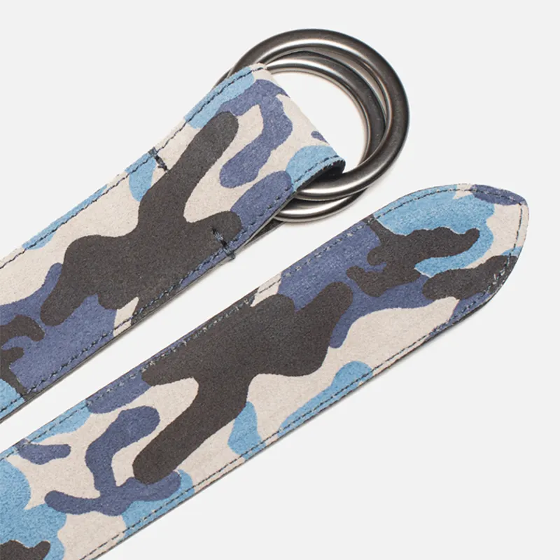 Anderson's Ремень Double Ring Buckle Leather Camo