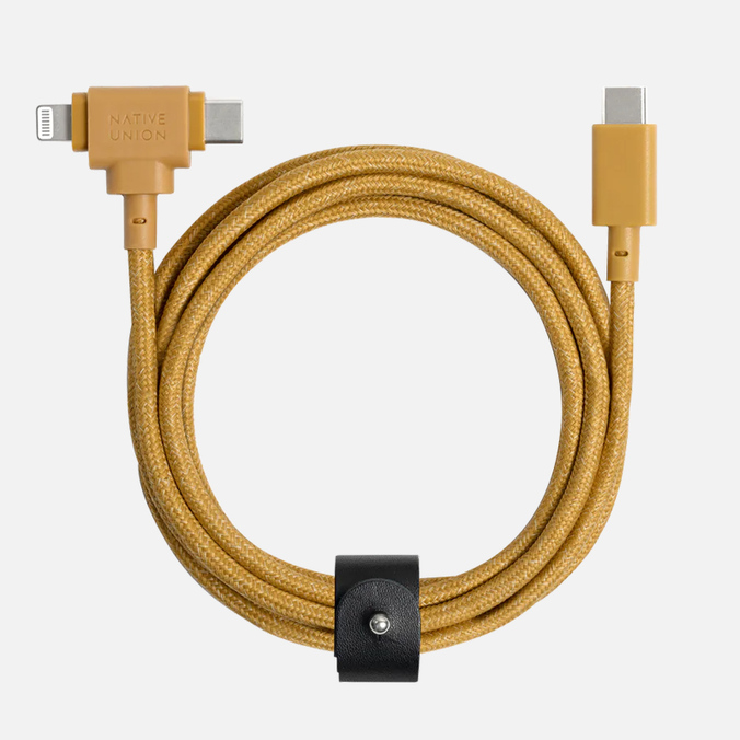 Native Union Belt USB-C USB-C/Lightning Medium native union belt cable type c usb c to usb c zebra