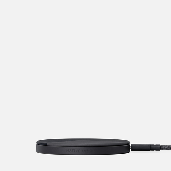 Беспроводное зарядное устройство Native Union Drop Wireless Charger Leather Grey