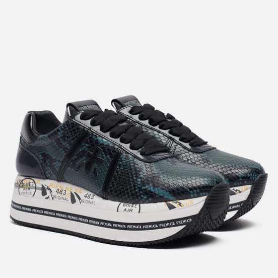 Женские кроссовки Premiata Beth 4839 Black/White