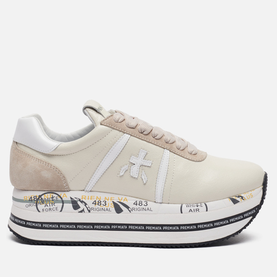 Женские кроссовки Premiata Beth 4841 Cream White