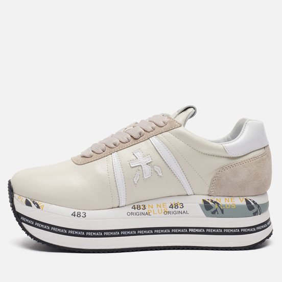 Женские кроссовки Premiata Beth 4841 Cream White