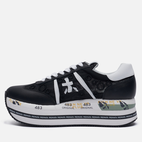 Женские кроссовки Premiata Beth 5215 Black/White