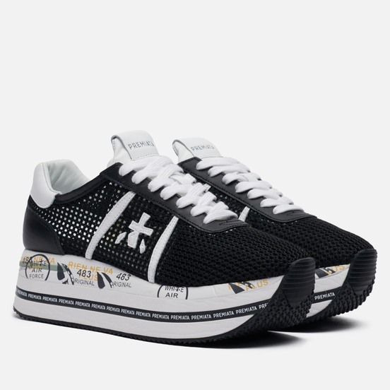 Женские кроссовки Premiata Beth 5223 Black/White