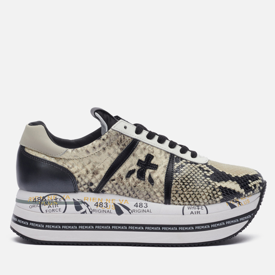 Женские кроссовки Premiata Beth 4116 Black/White