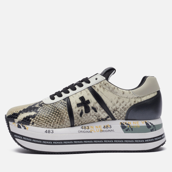 Женские кроссовки Premiata Beth 4116 Black/White