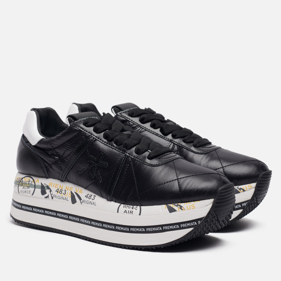 Женские кроссовки Premiata Beth 4202 Black/White